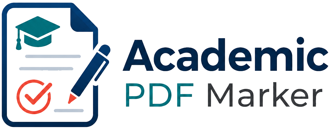 Academic PDF Marker